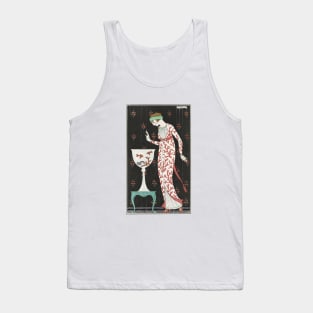 Costumes Parisiens Grande Fashion Illustration by George Barbier Tank Top